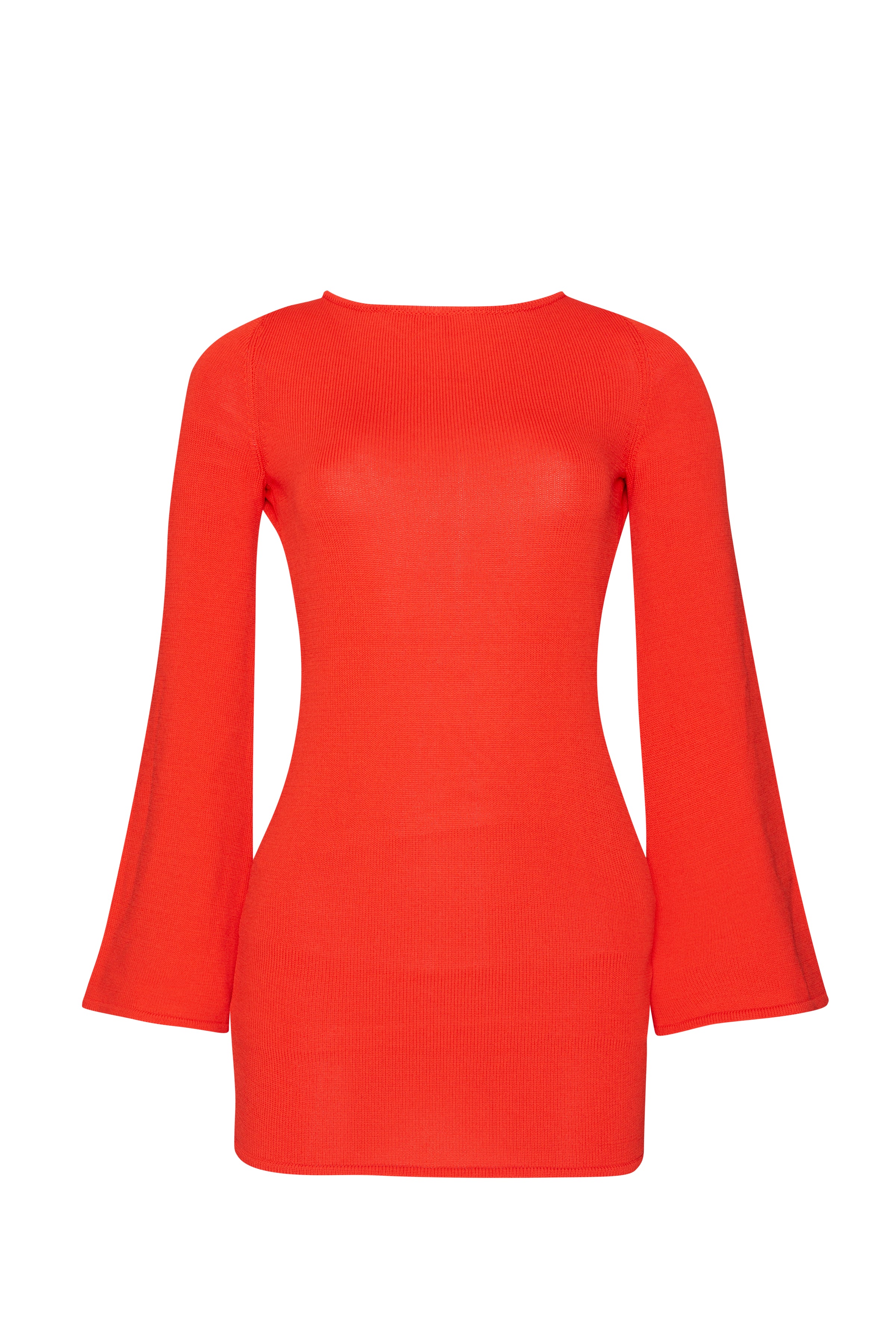 שמלת מיני אדומה